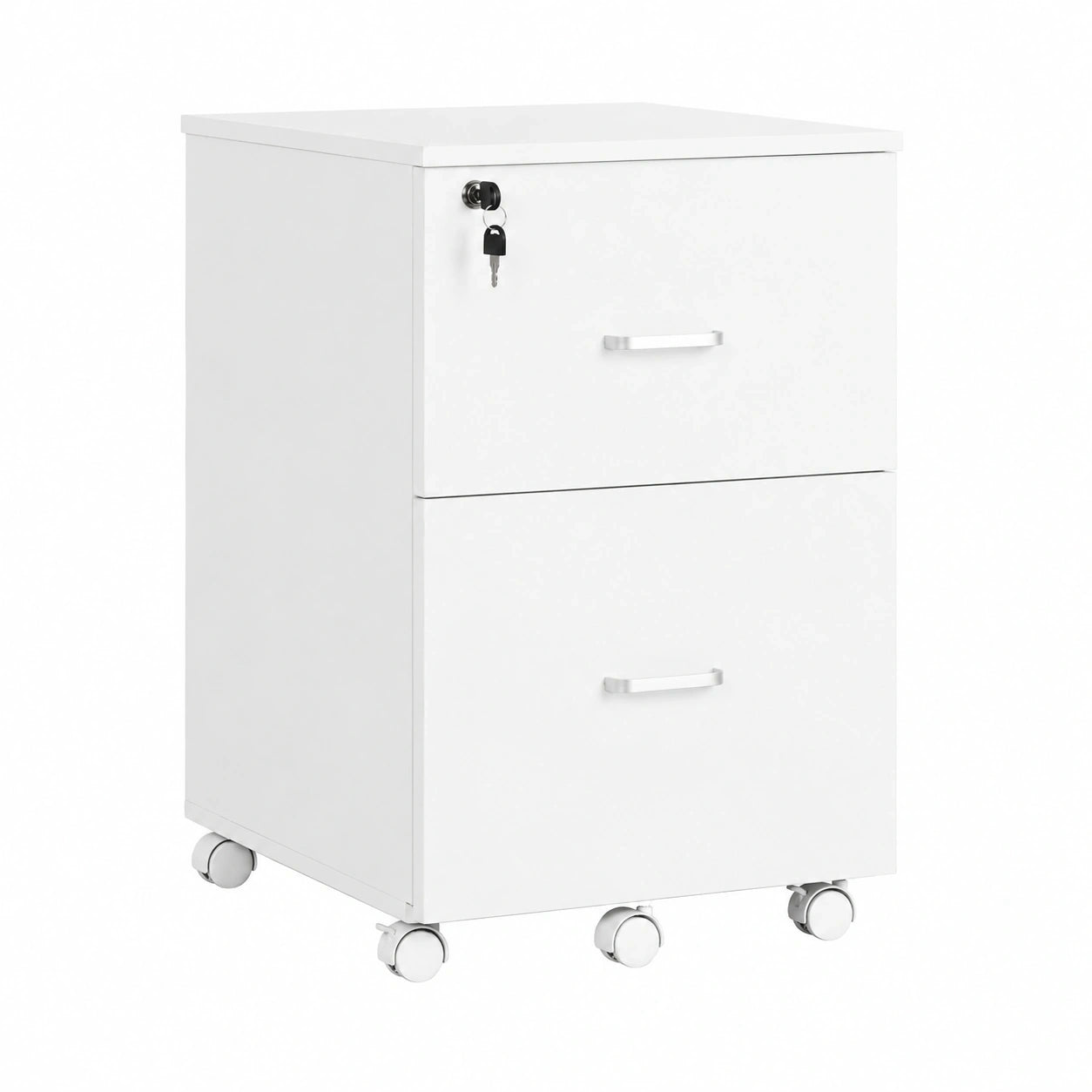 caisson-de-bureau-avec-roulettes-2-tiroirs-verrouillables-blanc-hfioeu3201dd