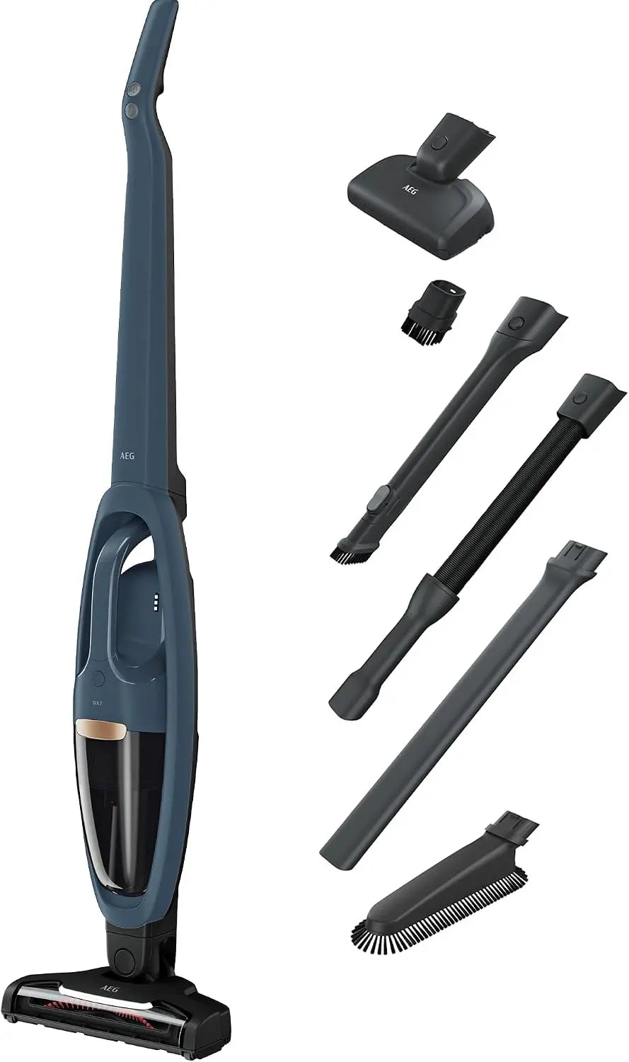 AEG aspirateur balai sans fil QX7, sans fil, coloris bleu